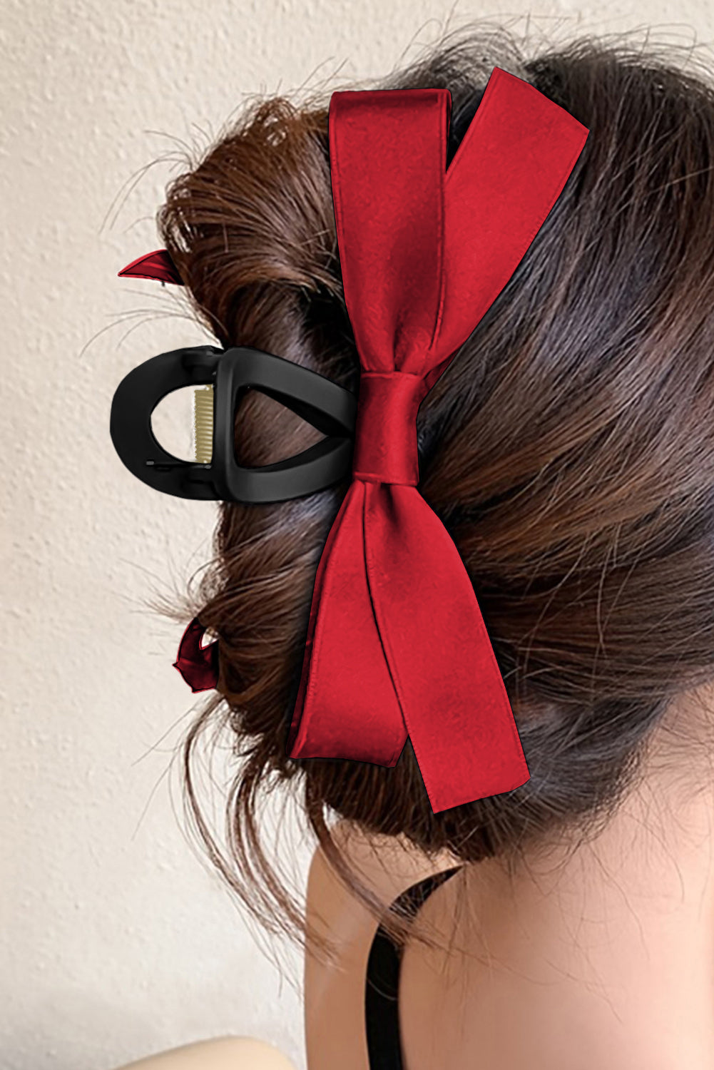 Bow Decor Large Hair Claw Clip