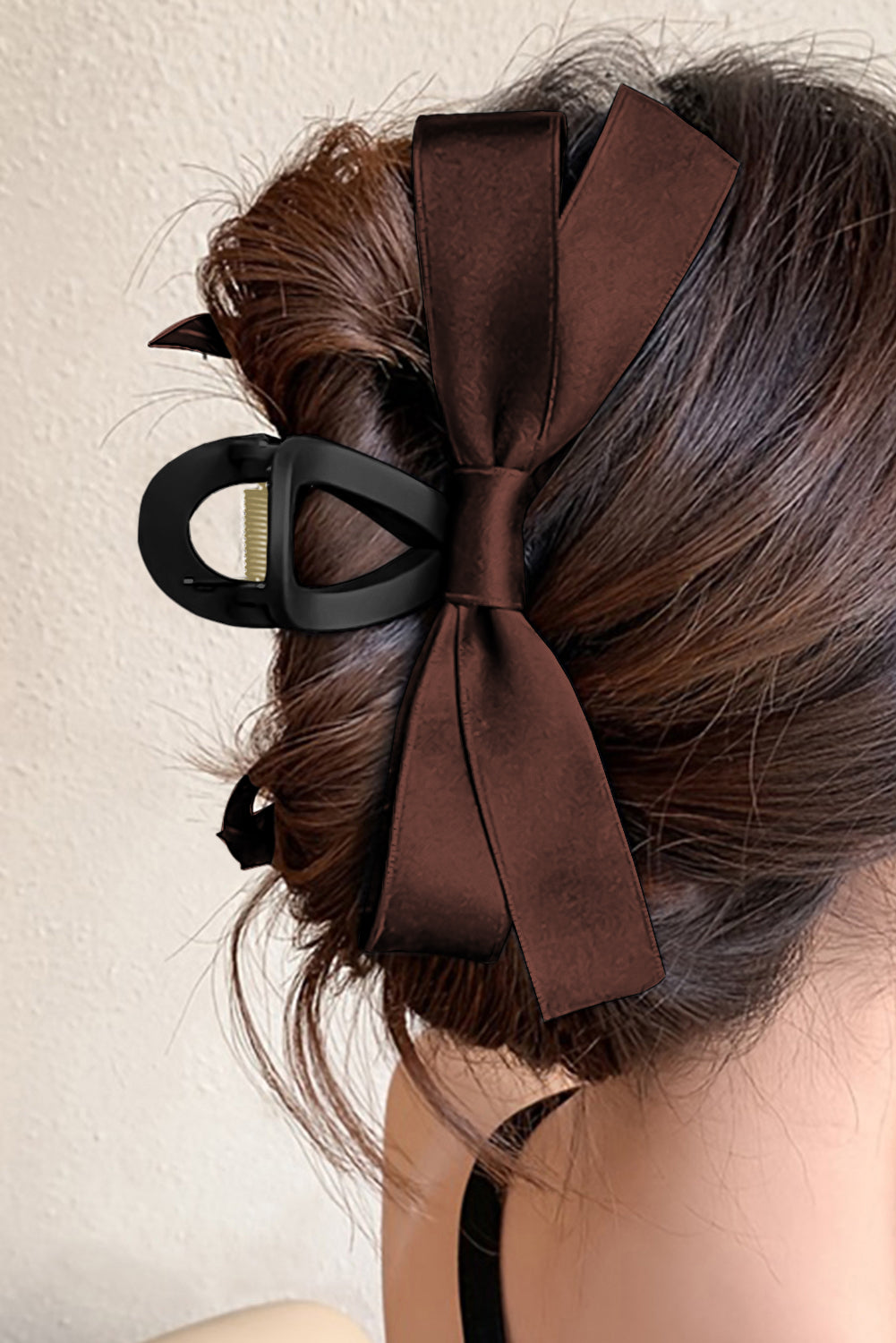 Bow Decor Large Hair Claw Clip