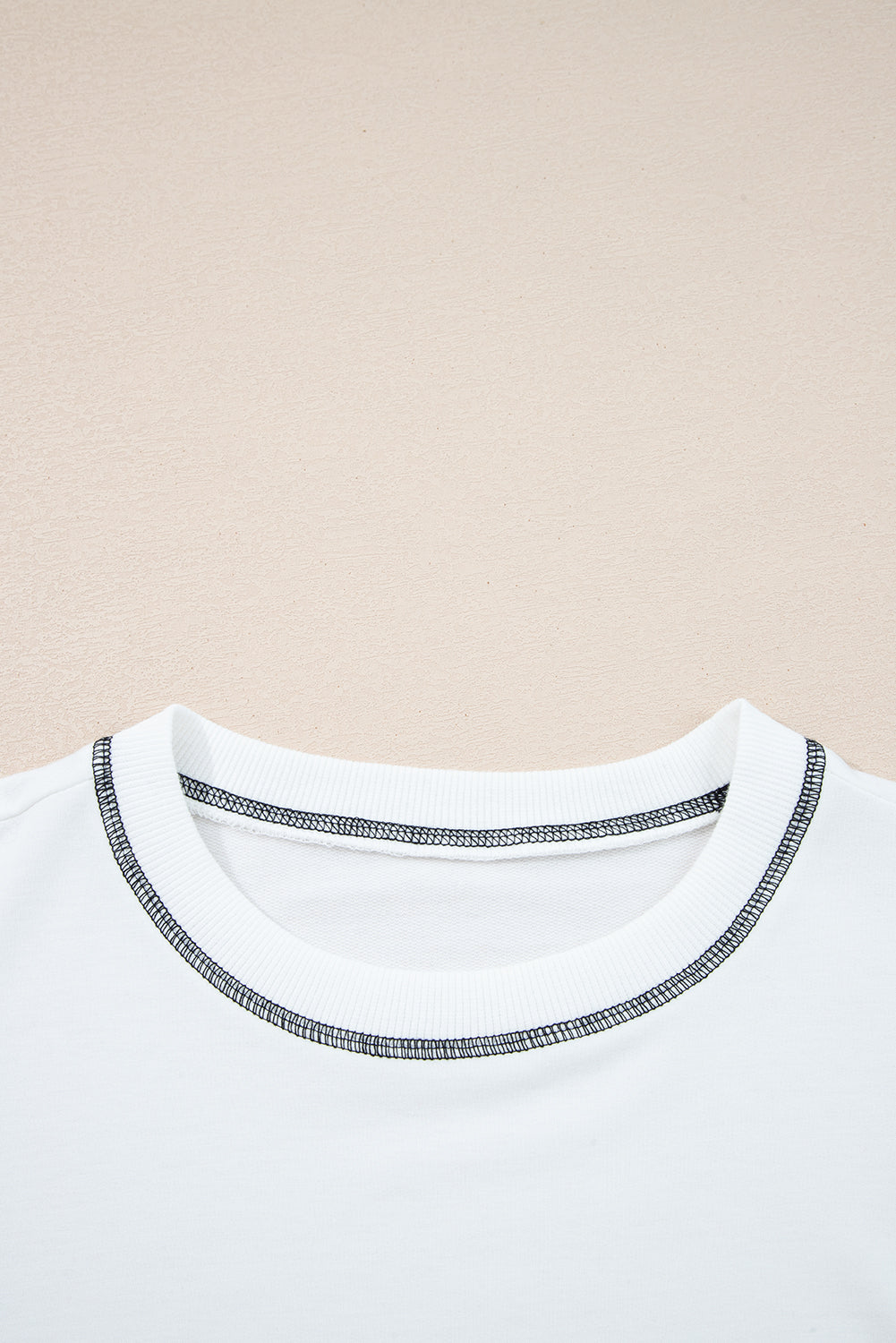 Colorblock Patchwork Contrast Stitching Oversize Sweatshirt