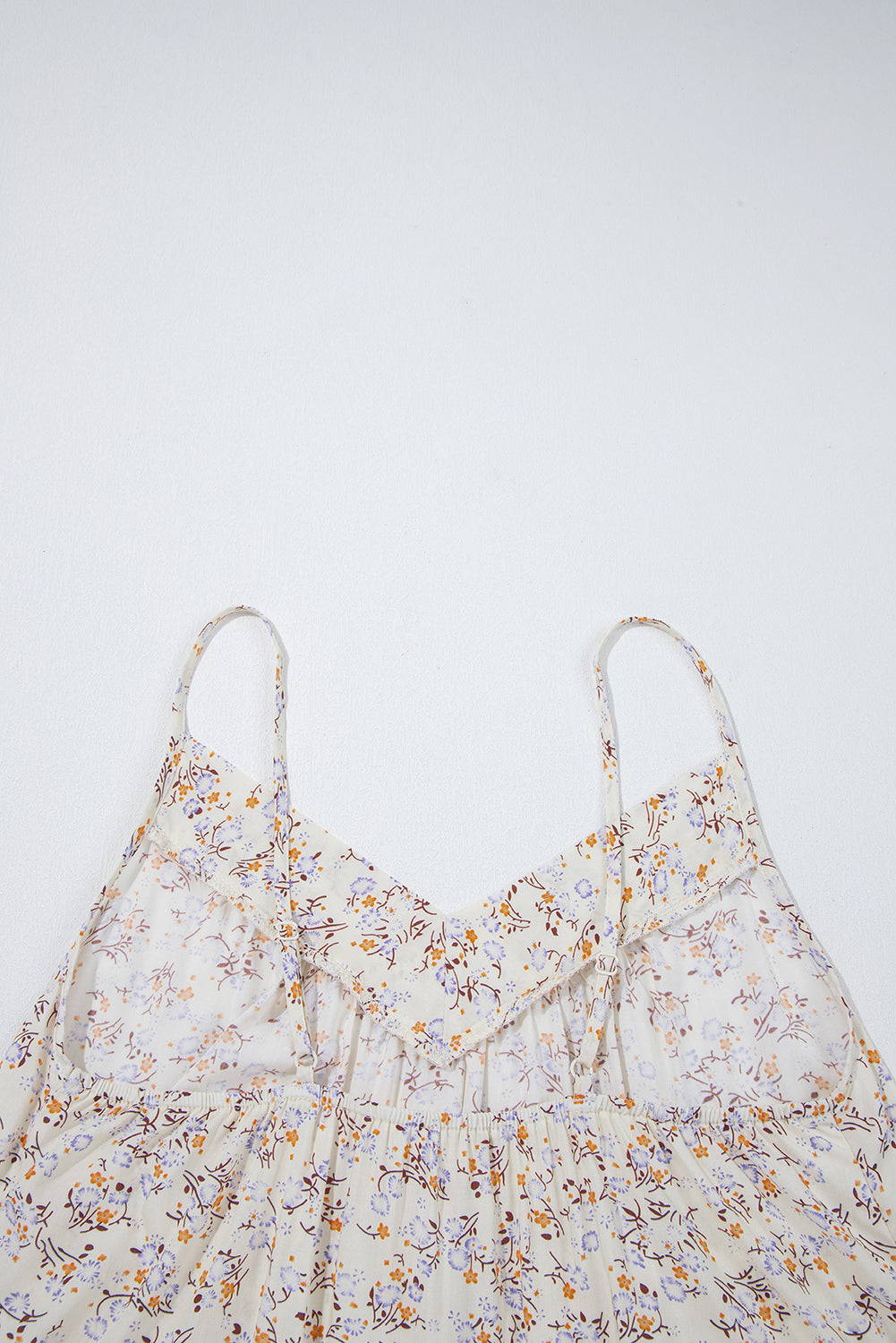 Boho Floral Spaghetti Straps Tank Top