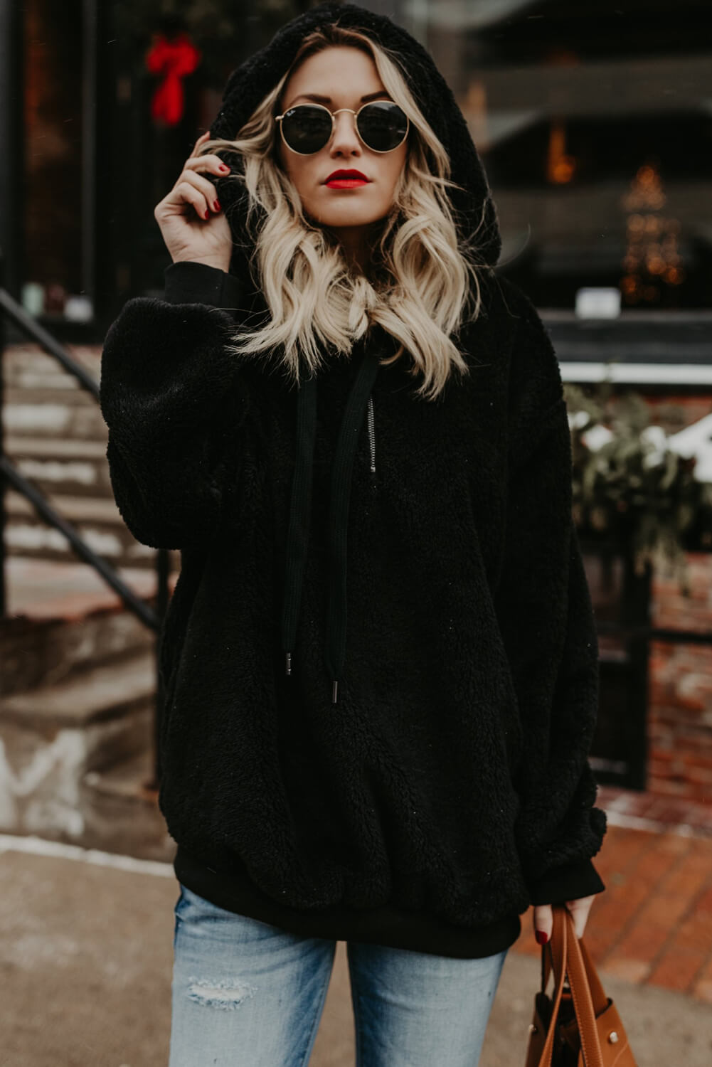 Warm Furry Pullover Hoodie