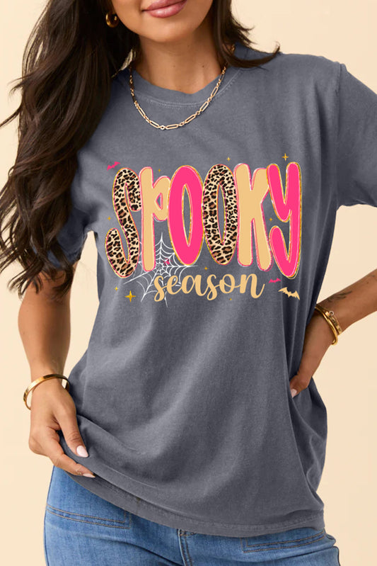 Spooky Season Playful Halloween Graphic T Shirt