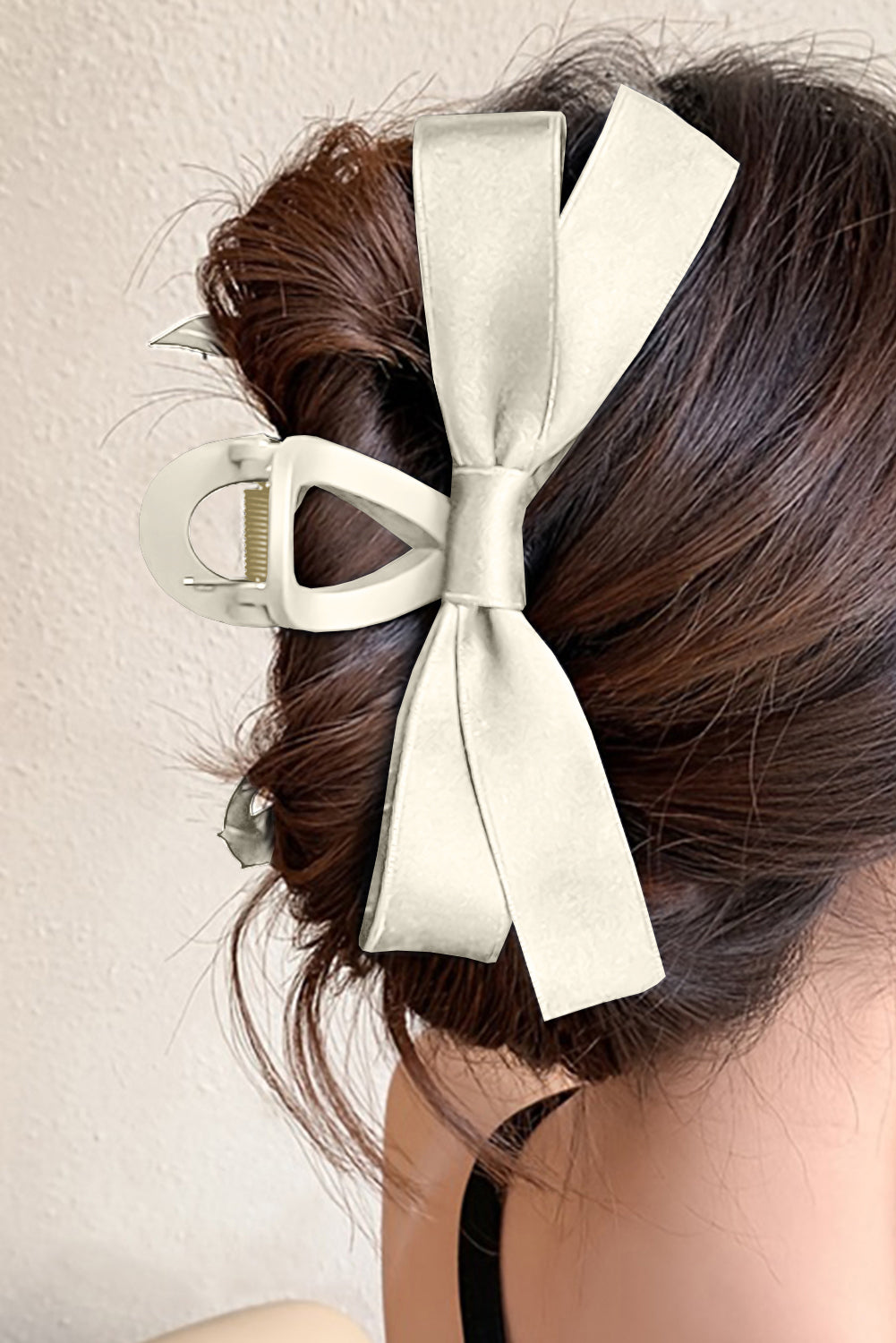 Bow Decor Large Hair Claw Clip