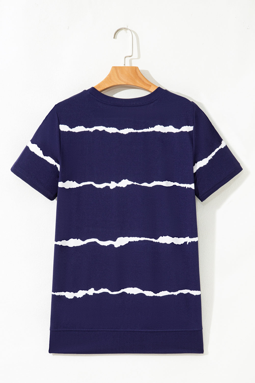 Tie-dye Stripe Casual T-Shirt