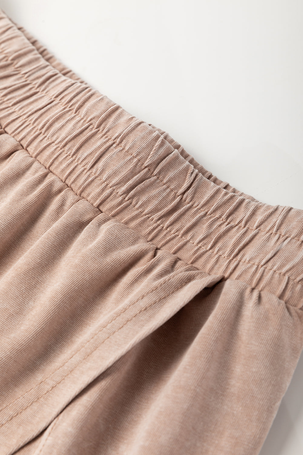 2 Pieces Mineral Wash Cotton Tank Top Lined Split Skirt Set