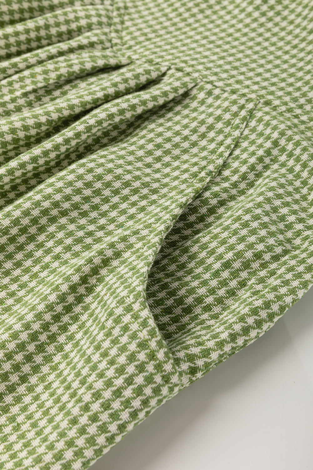 Gingham Wide Leg Loose Overall with Pockets