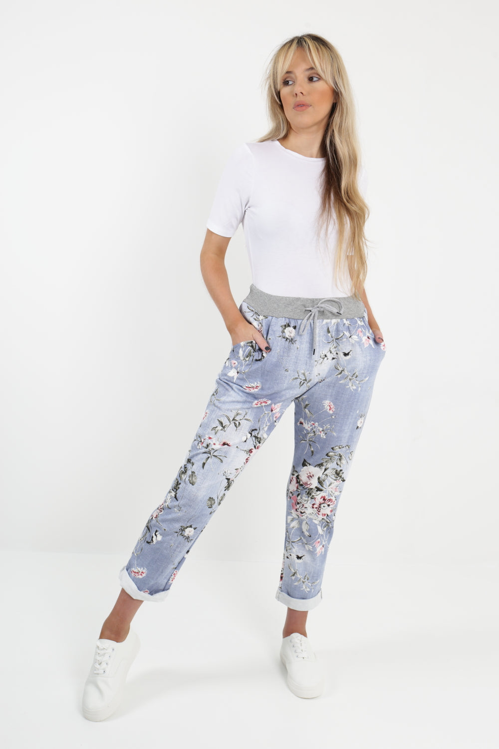 Rose Floral Magic Trousers 3 Colours