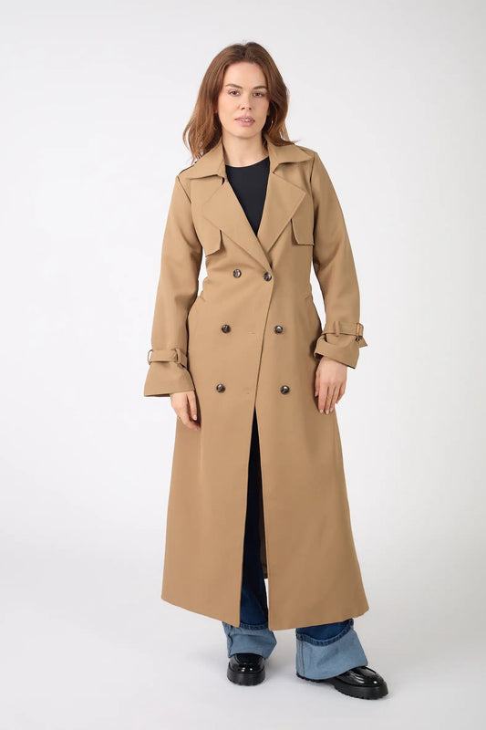 Trench Coat – Long Elegant Belted