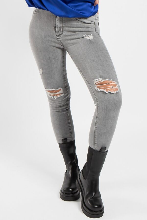 Gina Grey Ripped Skinny Jeans