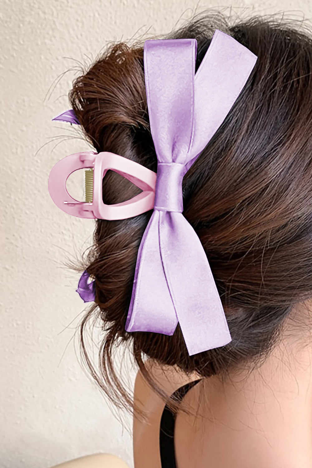 Bow Decor Large Hair Claw Clip