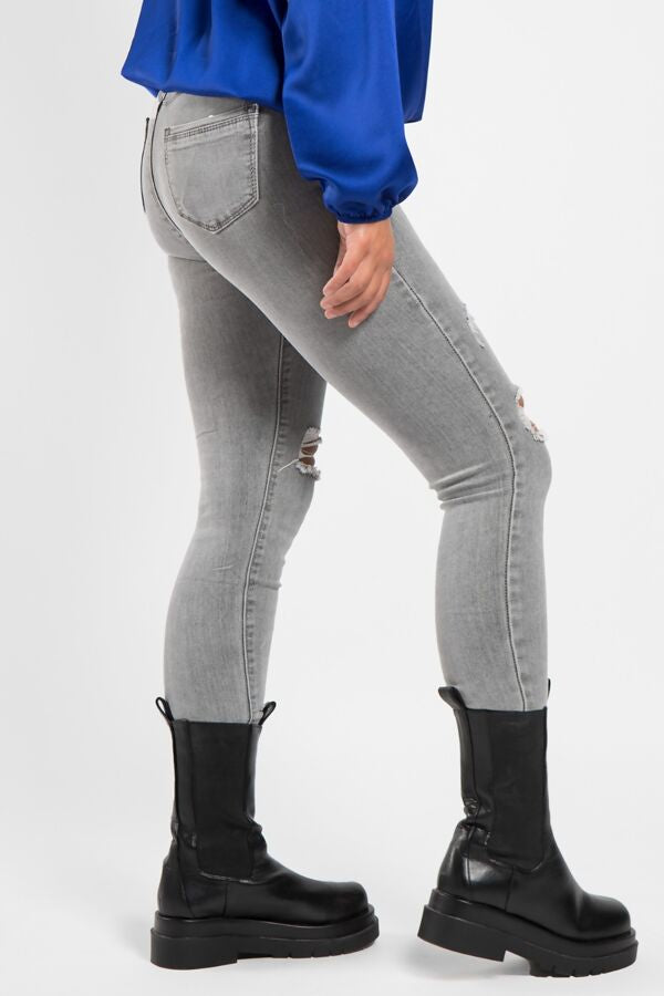 Gina Grey Ripped Skinny Jeans