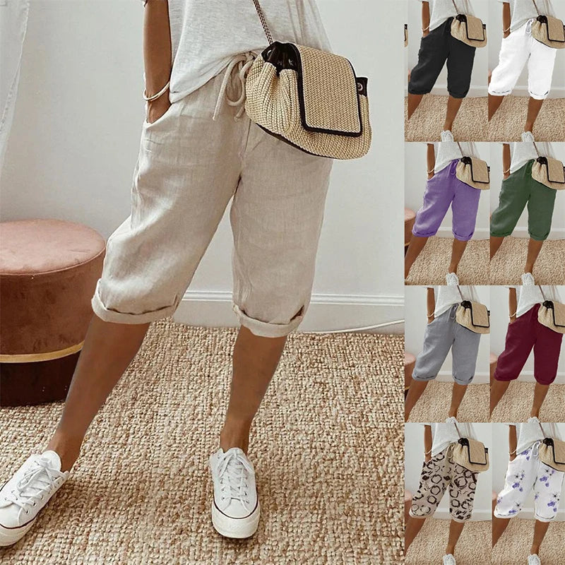 Cotton Linen Shorts