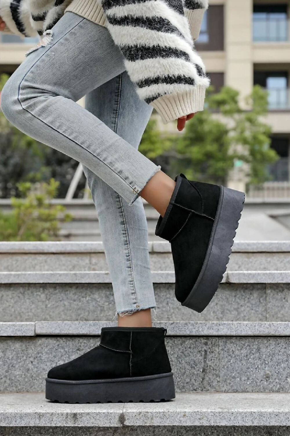 Melanie Mini Platform Ankle Boots 2 Colours