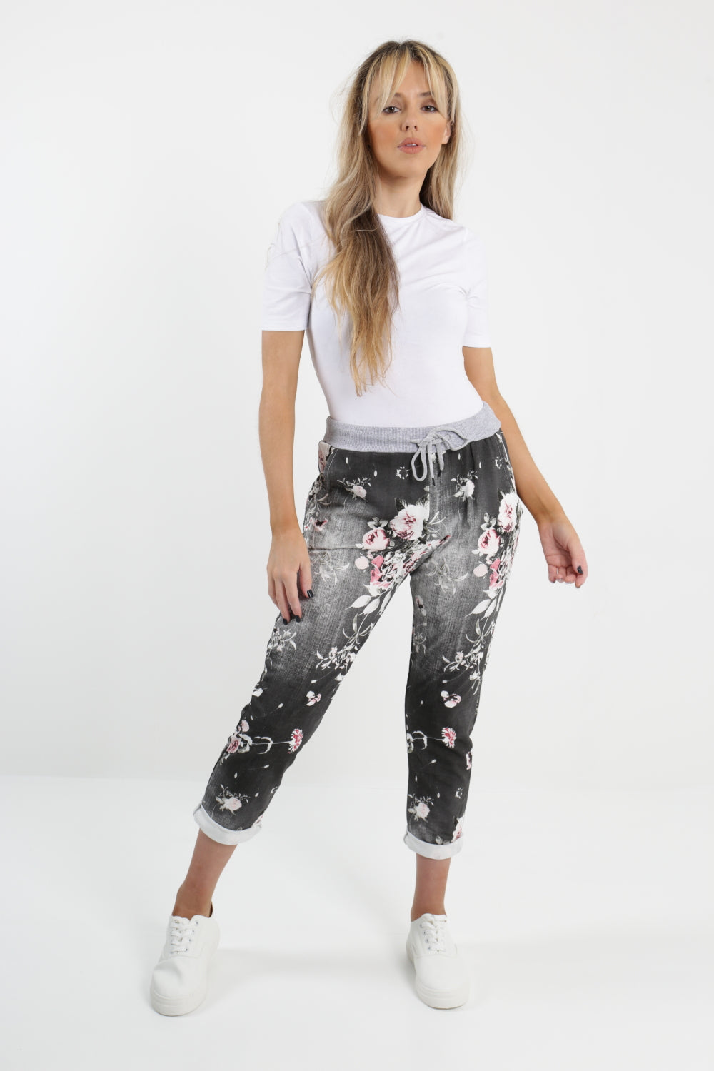 Rose Floral Magic Trousers 3 Colours