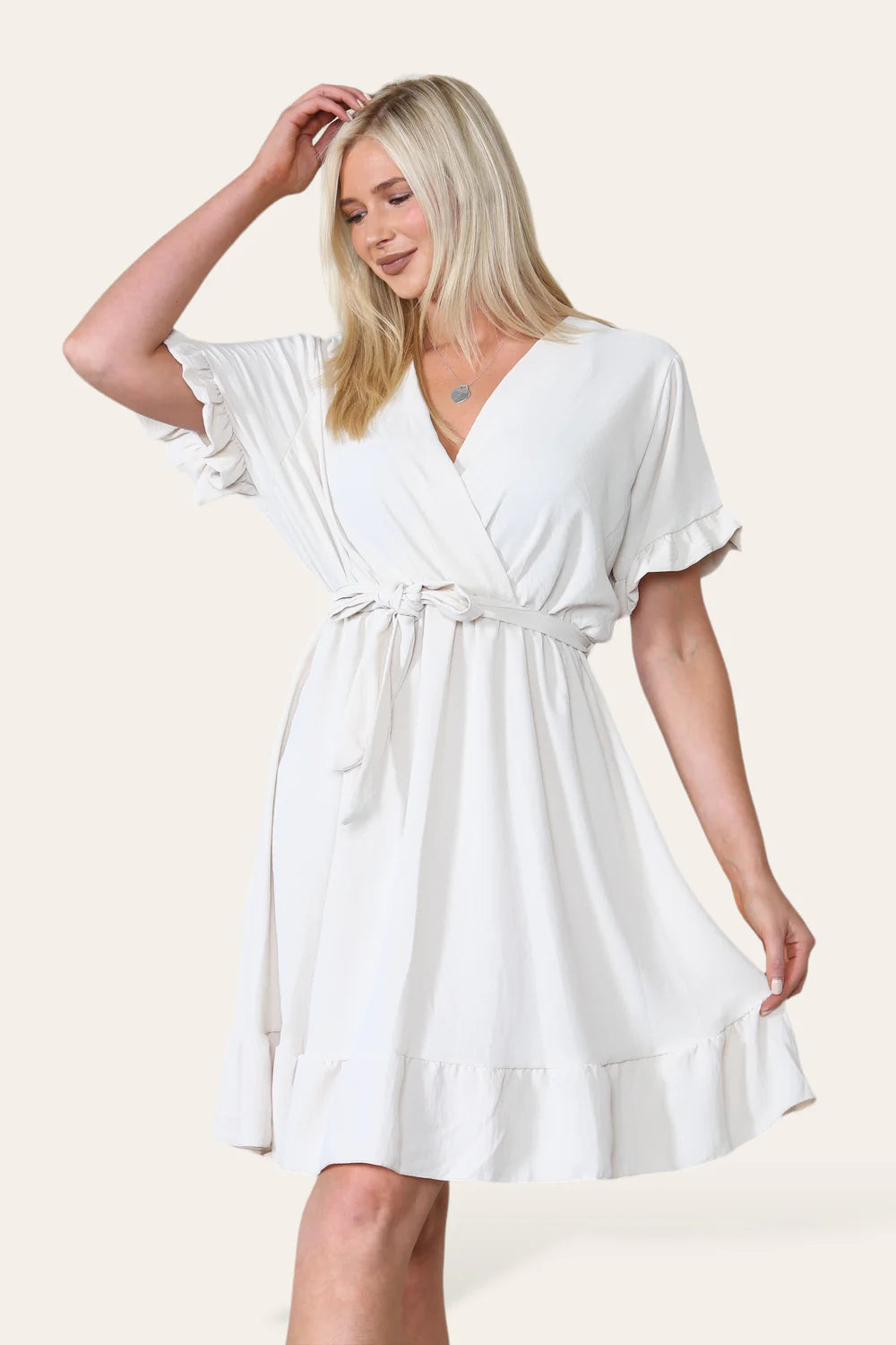 Daisy Plus Size Frill Dress