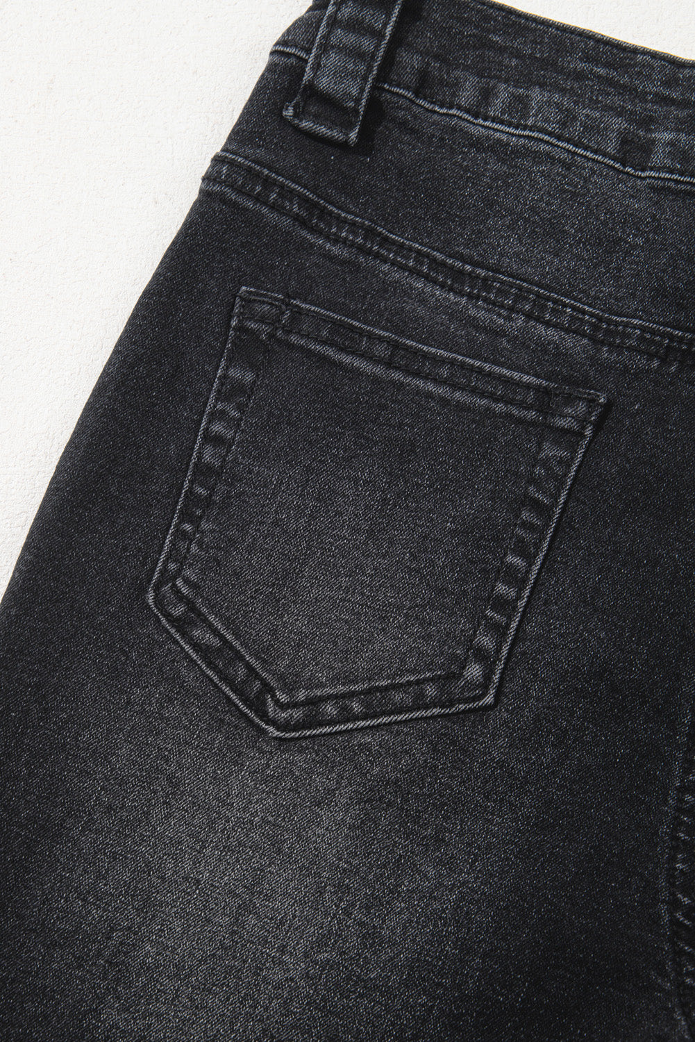 Wide Leg Pocketed High Waist Jeans
