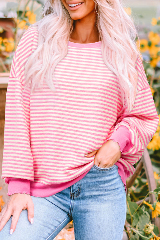 Loose Drop Shoulder Long Sleeve Top