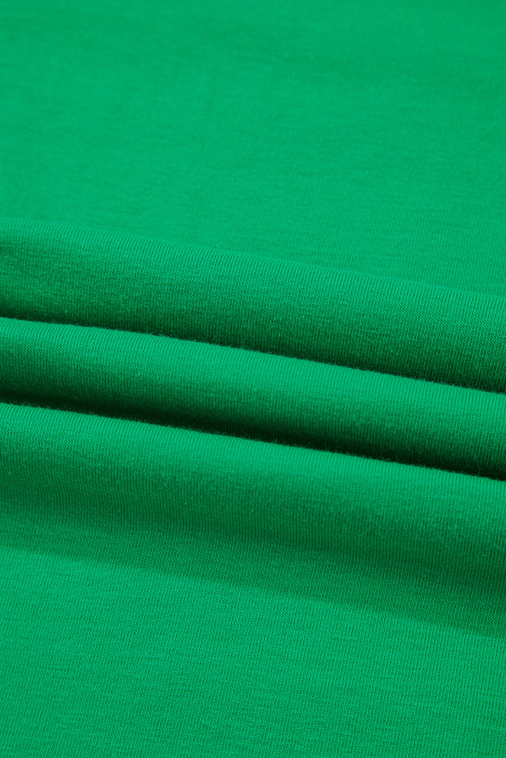 Casual Plain Crew Neck Tee