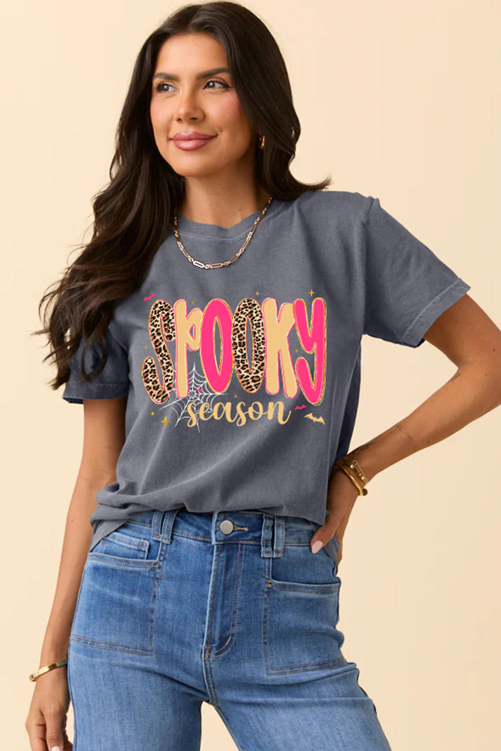 Spooky Season Playful Halloween Graphic T Shirt