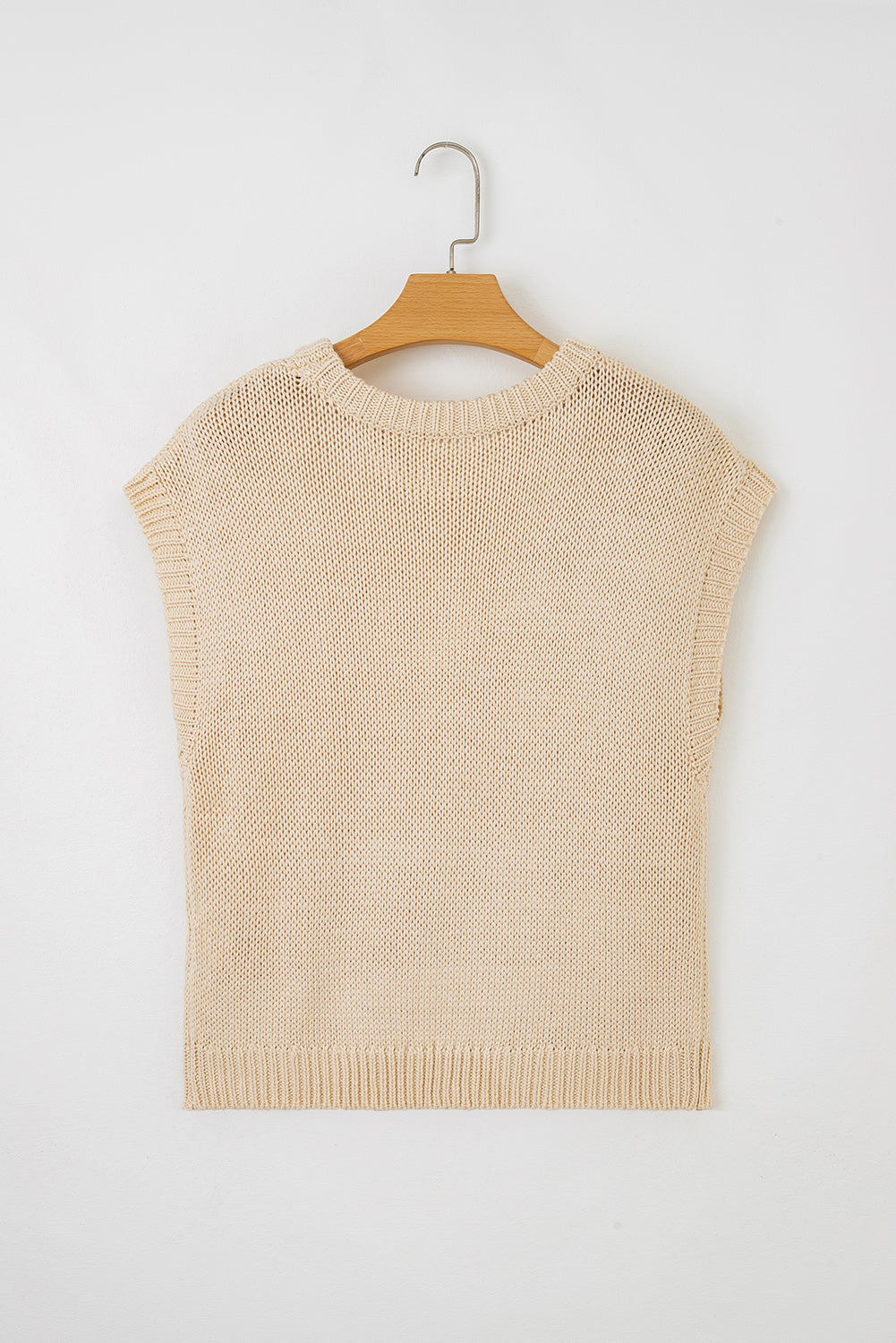 Bowknot Applique Cap Sleeve Sweater