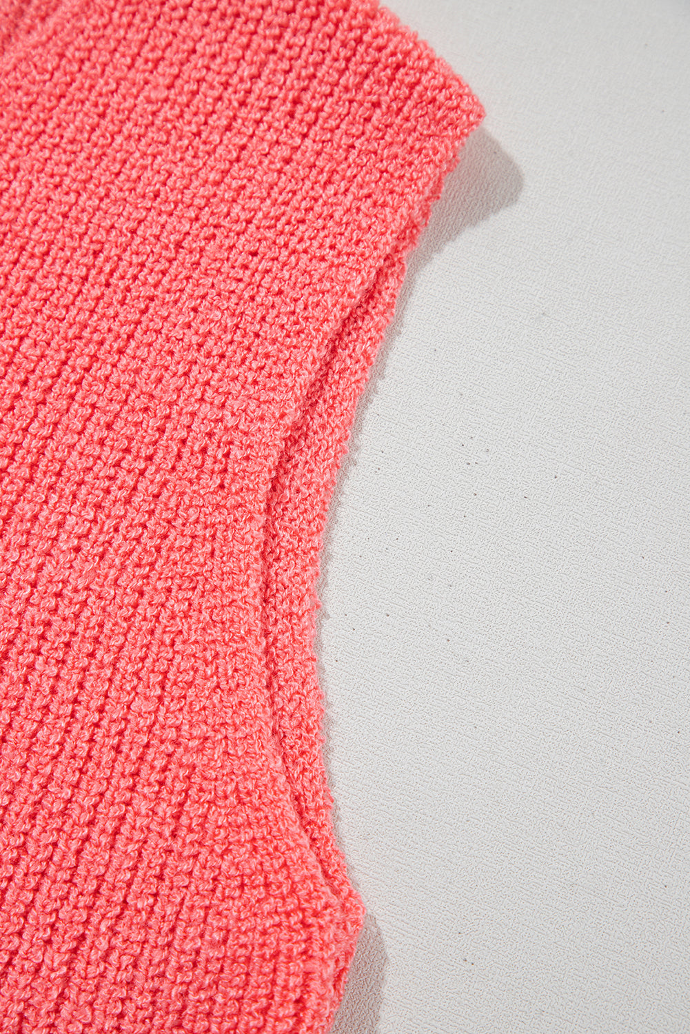 Lace-up Front V Neck Sweater Vest