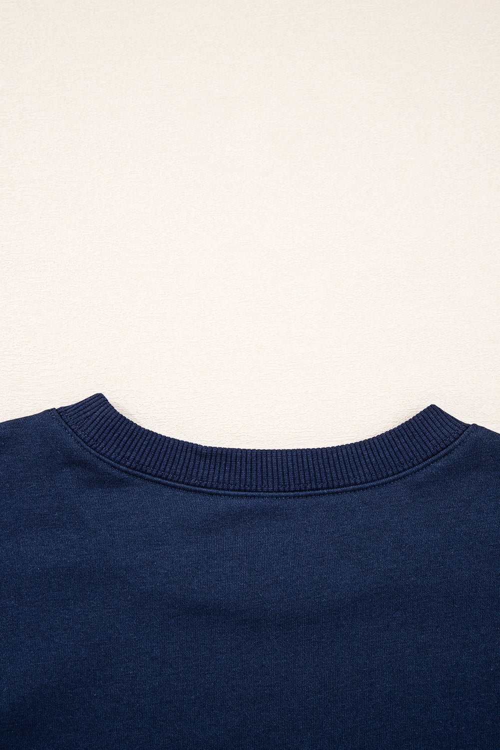 Varsity Striped Detail Drop Shoulder Oversized Sweatshirt