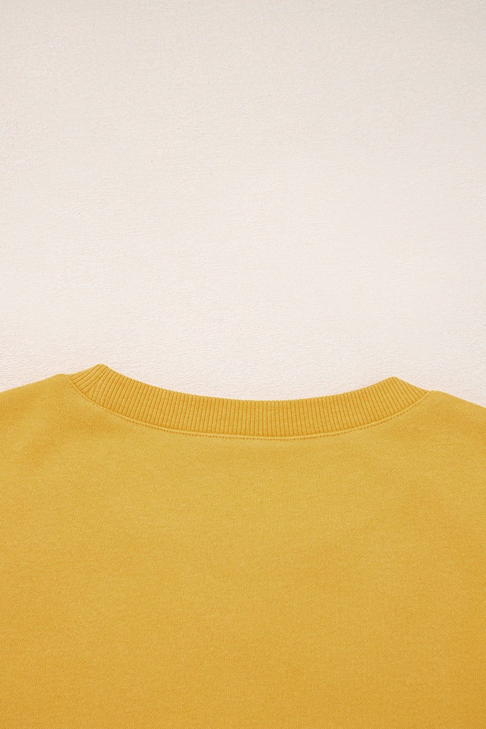 Pleated Balloon Sleeve Pullover Solid Sweatshirt