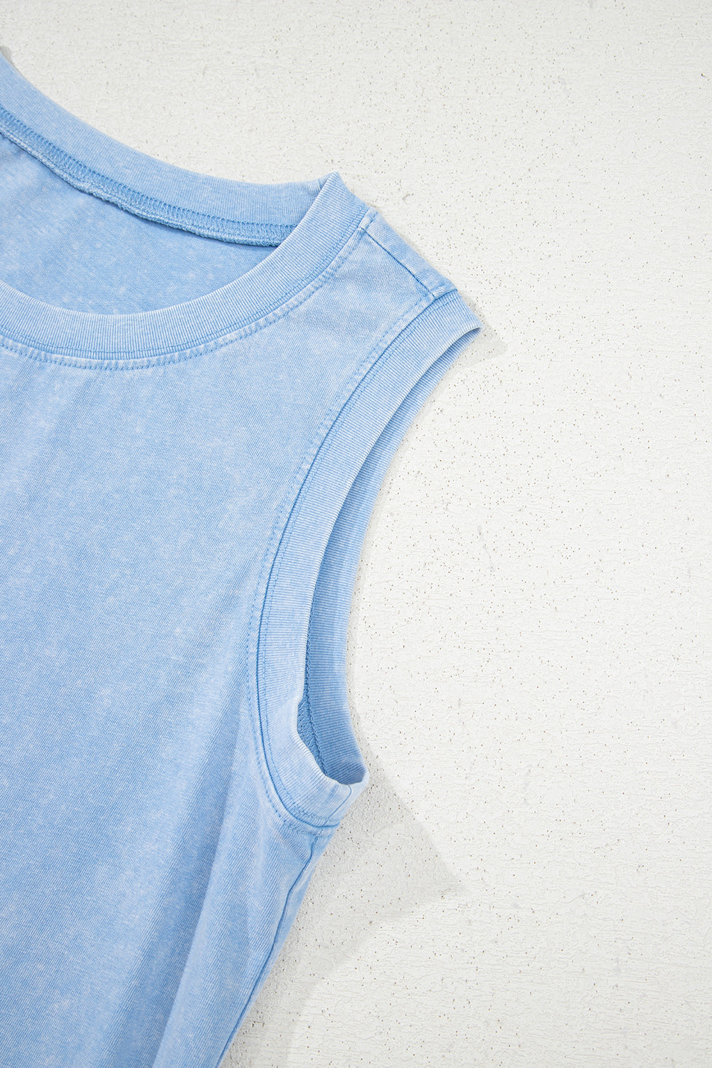 Mineral Wash Tank Mini Dress with Pockets