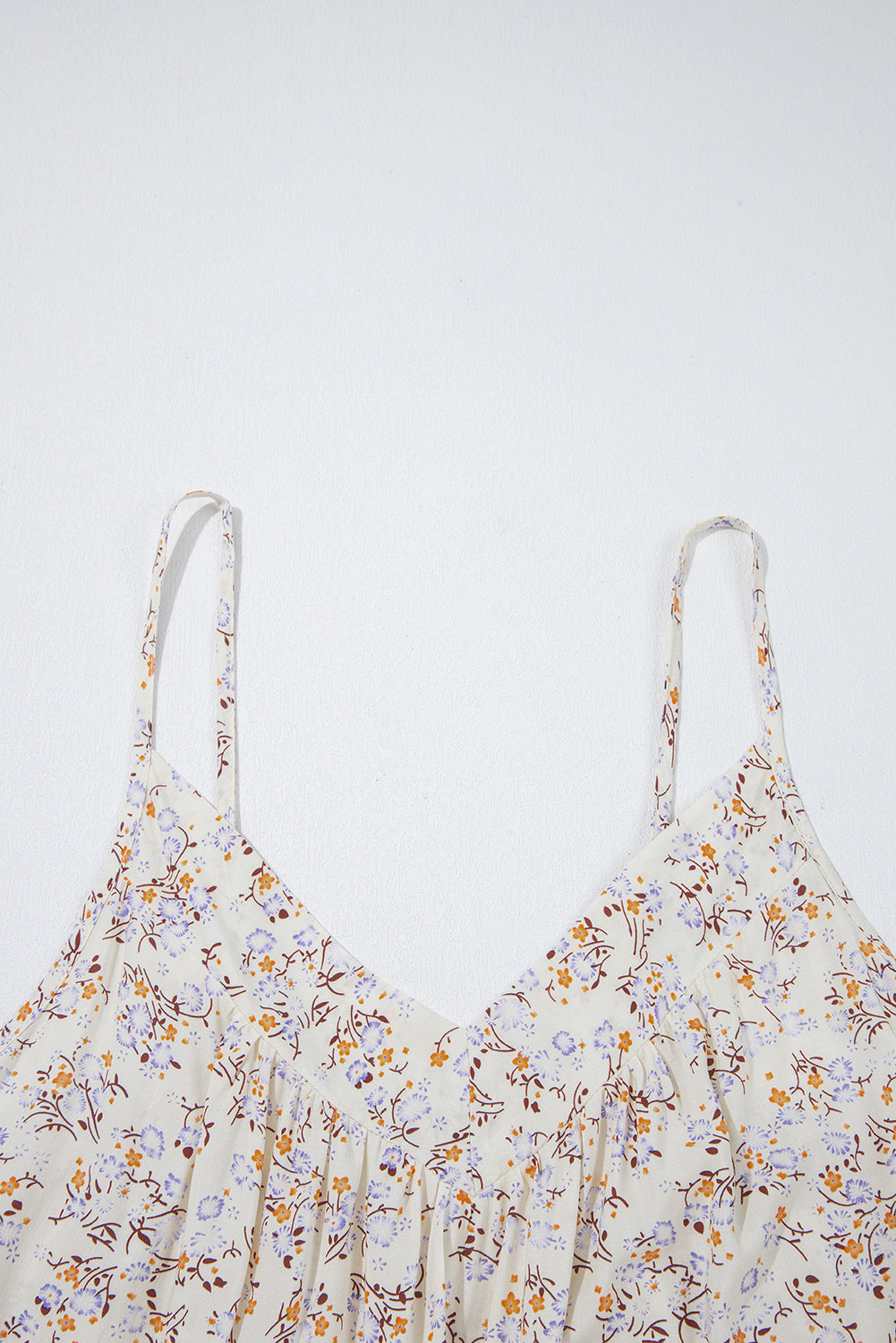 Boho Floral Spaghetti Straps Tank Top