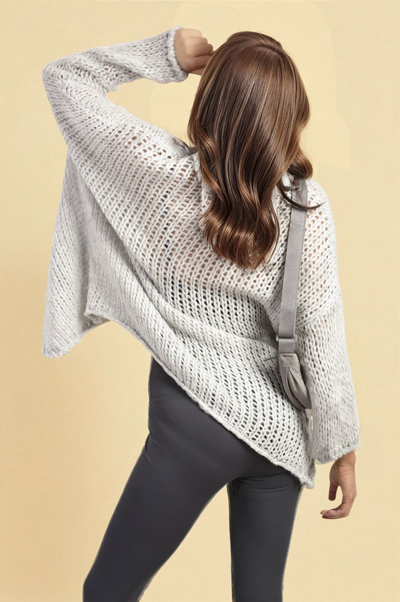 Chunky Long Sleeve Knitted Cardigan