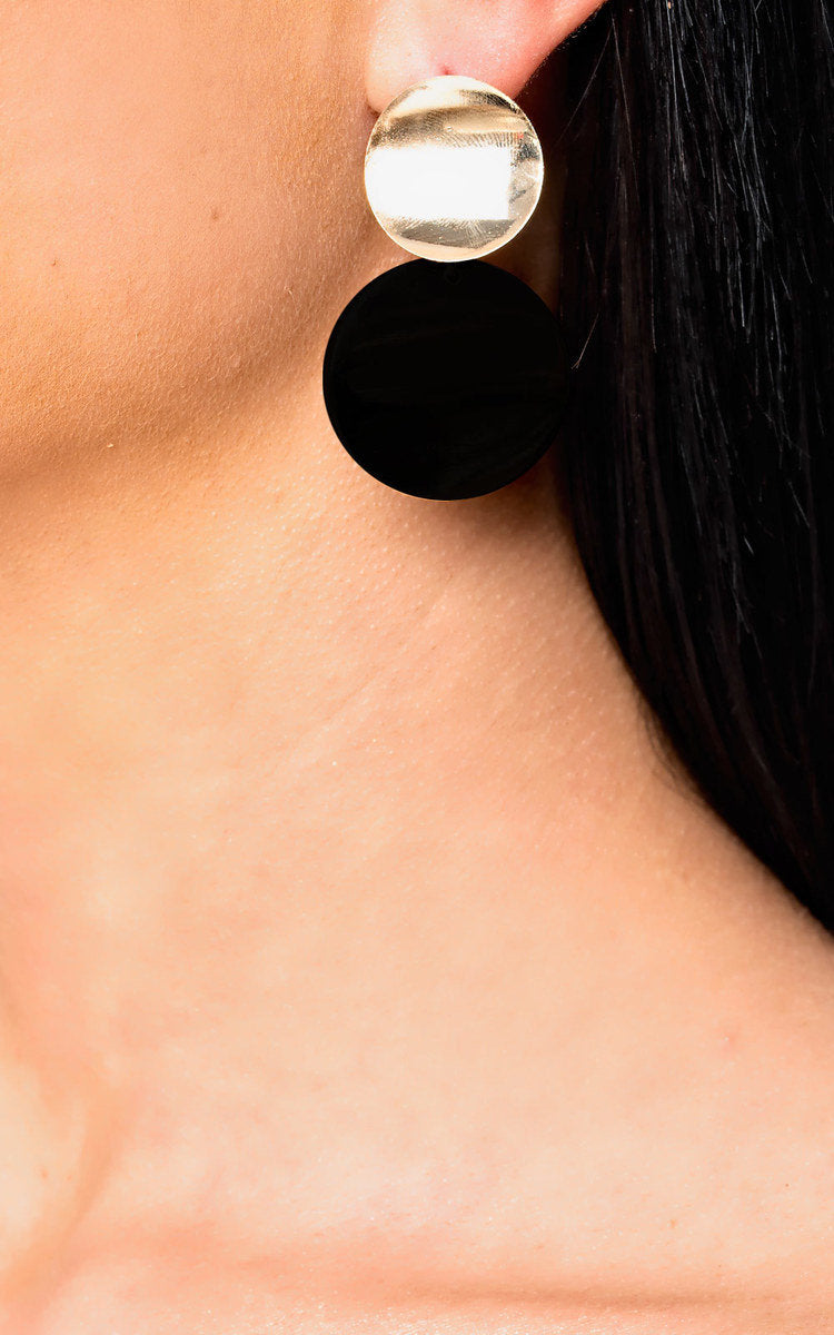 Stud Circle Earrings