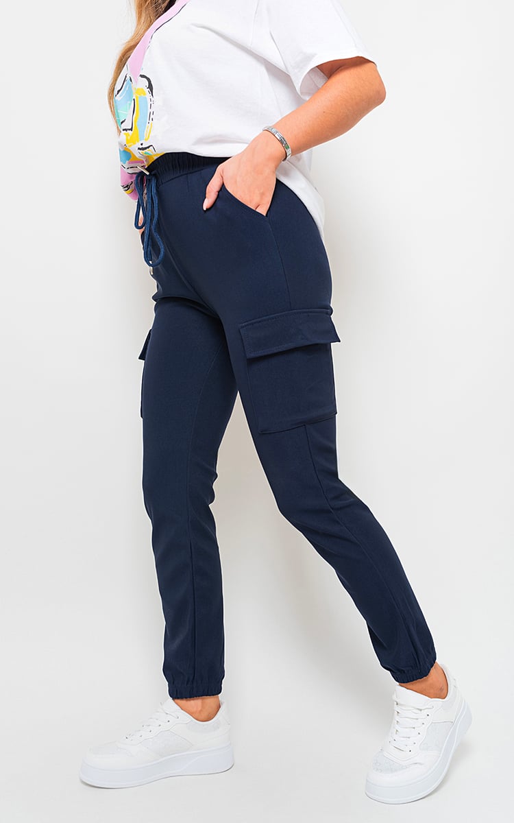 Frankie Cargo Pocket Trouser with Drawstring