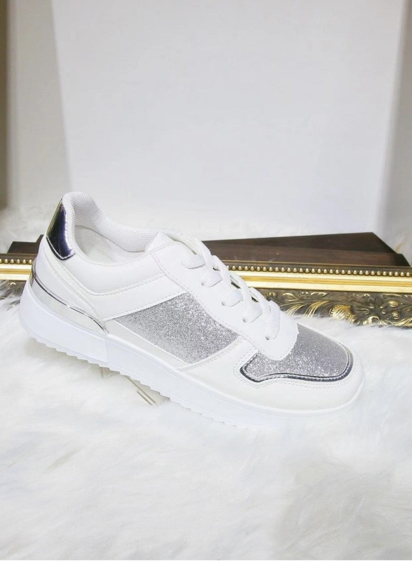 Aria Glitter Trainers