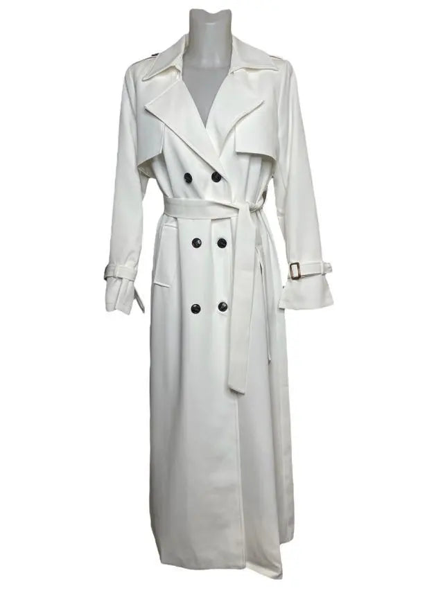 Trench Coat – Long Elegant Belted