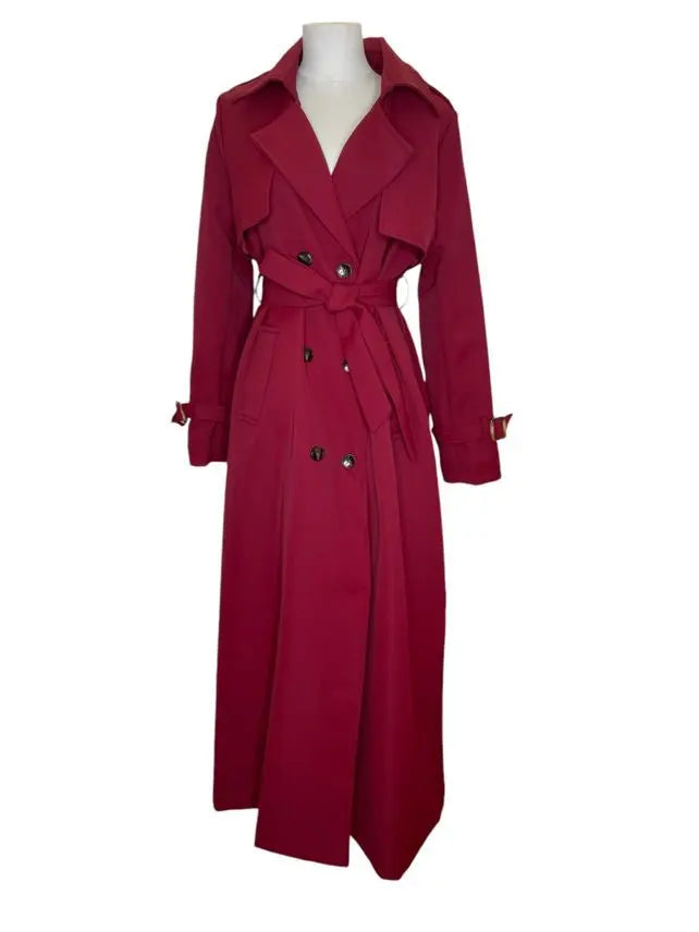 Trench Coat – Long Elegant Belted